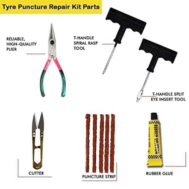 Universal Tubeless Tire Puncture Repair Kit